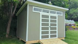 Costco Yardline Montague 12 x 8 Wood Storage Shed Consumer Review [upl. by Oglesby]