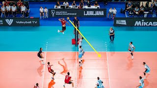 20 Most Powerful Volleyball 3rd Meter Spikes [upl. by Anaicilef]