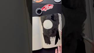 Parte 1  PINTANDO UM LIVRO INTEIRO de PRETO desenhando arte olulp [upl. by Brannon888]