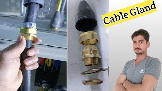 How to Cable Glanding  Cable Gland Kaise Karte Hai  Armored Cable Gland Installation  Usman Ele [upl. by Adnoek]