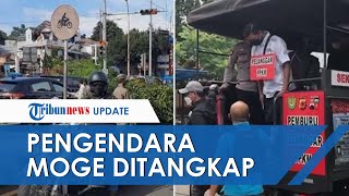 Pengendara Moge yang Lolos Pemeriksaan Ganjil Genap di Bogor Ditangkap Pakai Kalung Pelanggar PPKM [upl. by Gemma]