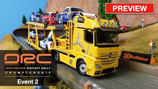 Diecast Rally Championship 2021 Event 2 PREVIEW [upl. by Renado790]