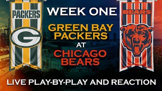 Packers vs Bears Live Play by Play amp Reaction [upl. by Proudman]