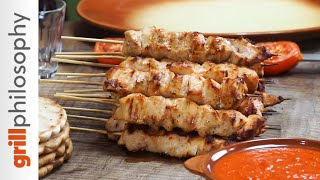 Greek souvlaki  chicken EN subs  Grill philosophy [upl. by Drareg]