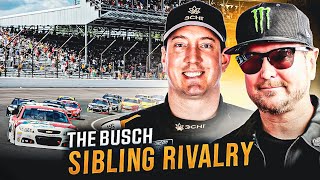 Kyle Busch amp Kurt Busch  NASCARs Greatest Sibling Rivalry [upl. by Llehctim]