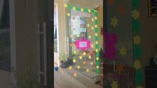 Door decoration ideas for school main door 🚪  awesome 👍😎 [upl. by Bobina]