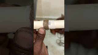 easy to hole pipe Plastic Pipe shorts diy tips [upl. by Ebeohp]