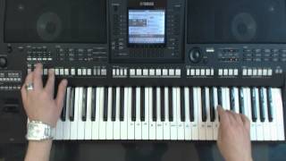 تعليم الاورج  عزف  قلب قلب  تعليم الاورج  ياسر درويشة  YAMAHA PSR A3000 [upl. by Colver]