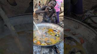 So delicious 😋🍲‼️ See how Hadza cooks their favorite meal today middle of nowhere ‼️😲hadzabetribe [upl. by Mitch]