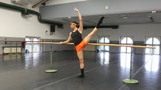 ヒューマのバレエ自主練💪 Practicing ballet [upl. by Adnohsel]