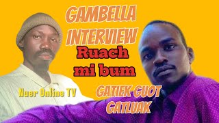 Gambella Nuer online Interview with Gambella youth Mr Gatiek Guot about issue facing in gambella [upl. by Oileduab]