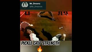 Pickle grip strength 💪 vs hanyama MrDreamzs [upl. by Hubey]