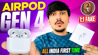 Airpod 4  11 Fake unboxing  Gps  Pop Up  High bass  airpod 4 clone  airpod4 airpodgen4 [upl. by Hedgcock]