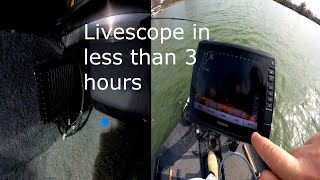 Garmin Livescope install LVS34 Plus Tips and tricks [upl. by Noled]