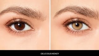 EYE CONTACTS FOR DARK EYES  DESIO DELICIOUS HONEY 😍 [upl. by Griffin]