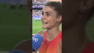 Declaraciones de Águeda Marqués  atletismo f  JJOO París 2024 [upl. by Aniad]