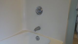 TUB DRAIN NOT DRAINING STANDING WATER [upl. by Ralleigh504]