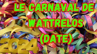 LE CARNAVAL DE WATTRELOS 2024 DATE [upl. by Myrta]