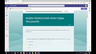 Öğrenciler için Teams sınavını yapma ve teslim etme [upl. by Yatnohs]