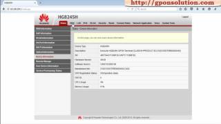 Huawei EchoLife HG8245H 4GEFE2VOICEWIFIUSB ONT Wifi Configuration [upl. by Nnawaj]