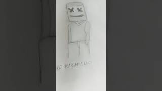 DJ MARSHMELLO drawing ❤️‍🔥🤟🏻 🤟🏻Like 🤟🏻Subscribe 🤟🏻Neshi Art and Crafts [upl. by Blanchette]