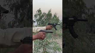 Check out the recoil of 22LR and 30 bore pistol [upl. by Sac]