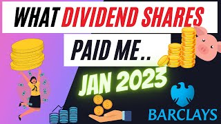 Dividend Passive Income Reveal January 2023 Dividend Unboxing [upl. by Htebarual]