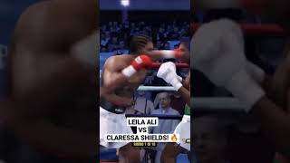 Laila Ali vs Claressa Shields 🔥 Shorts  Fight Night Champion Simulation [upl. by Keynes]