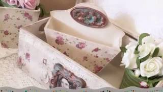 شابي شيك ديكوباج  cire antiquaire patiné shabby chic decoupatch [upl. by Icnarf]