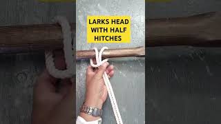 HOW TO TIE LARKS HEAD KNOT [upl. by Kenneth]