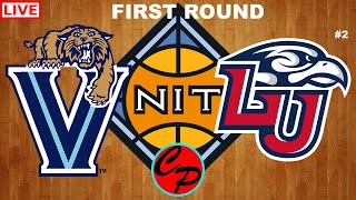 VILLANOVA vs 2 LIBERTY NIT BASKETBALL TOURNAMENT LIVE GAME CAST amp CHAT [upl. by Eelsnia]