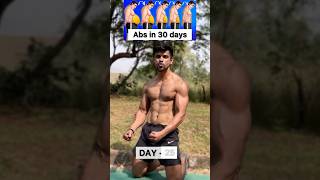 DAY25  Get Abs in 30 days challenge ✅ shorts abs fitness gym sixpack [upl. by Ivetts487]