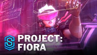 PROJECT Fiora Wild Rift Skin Spotlight [upl. by Reiser]