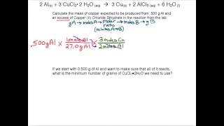 Stoichiometry Lab Calculations Video [upl. by Frager]