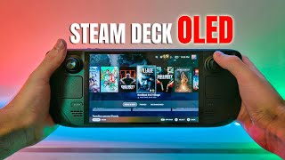 Steam Deck OLED 512GB UNBOXING amp SETUP [upl. by Kyre105]