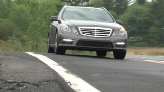 2012 MercedesBenz E63 AMG Wagon  Drive Time Review with Steve Hammes  TestDriveNow [upl. by Ahsoek]