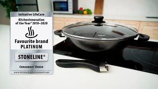 Stoneline Extra Large Frying Wok [upl. by Ecineg]