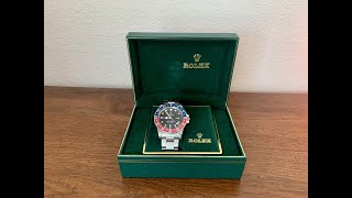 Rolex GMTMaster 16750 Unboxing [upl. by Malvie585]