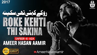 Ameer Hasan Aamir  Roke Kehti Thi Sakina  Noha 2017 [upl. by Harad]