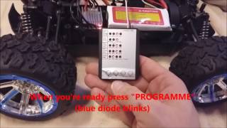 Racerstar LED program card  how to LAND BUSTER [upl. by Belvia]