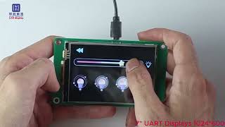 7 quot 1024600 Uart lcd display screen [upl. by Roana]