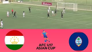 🔴 LIVE Tajikistan vs Guam AFC U17 Asian Cup 2025 Qualifiers Live Match Updates [upl. by Anilag]