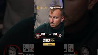 ALEKSEJS PONAKOVS ALLIN IN THE 125000 TRITON MAIN EVENT [upl. by Lhadnek]