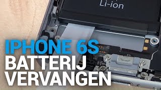 iPhone 6s batterij vervangen  Fixjenl [upl. by Ellehcil645]