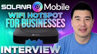 Helium Mobile WiFi Hotspot Launches on Solana🚨 INTERVIEW [upl. by Ermey68]