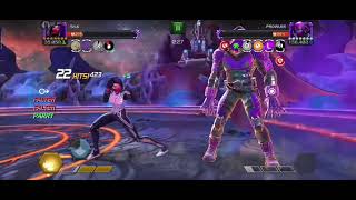 Mcoc AQ raids silk vs Prowler [upl. by Einhpad]