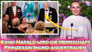 König Harald von Norwegen überträgt das Regieren an Prinzessin Ingrid Alexandra Ein mutiger Schritt [upl. by Mab]