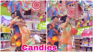 Inti Saari Candies 🍬🍭😍  Awez darbar surprise for Nagma mirajkar ❤️  Atrangz ❤️ [upl. by Akimot241]