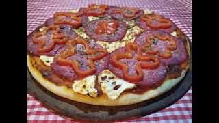 COMO HACER PIZZA Al Molde Media Masa  EN 10 PASOS  A Cocinar Con Elías [upl. by Gomar]