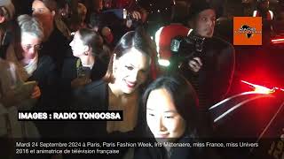 Mardi 24 Septembre 2024 à Paris Paris Fashion Week Iris Mittenaere [upl. by Ashly792]